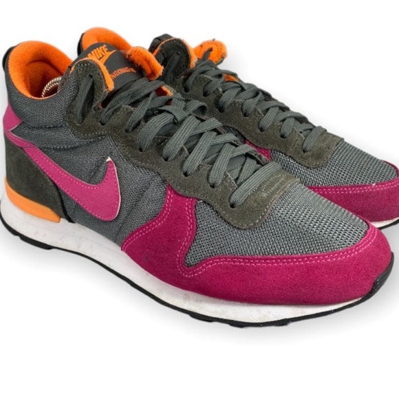 NIKE INTERNATIONALIST MID GREY Multi Color MAAT Runners Sz 6 Women - Picture 5 of 10